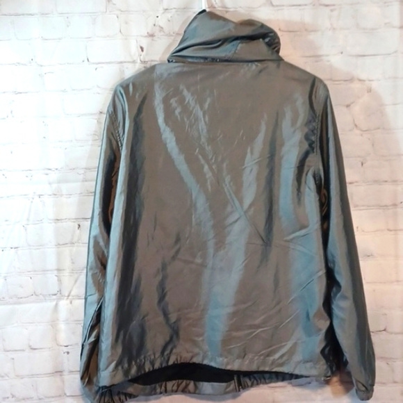 Actology Metallic Gray Hooded Jacket NWT Dillard's XL - Picture 3 of 11